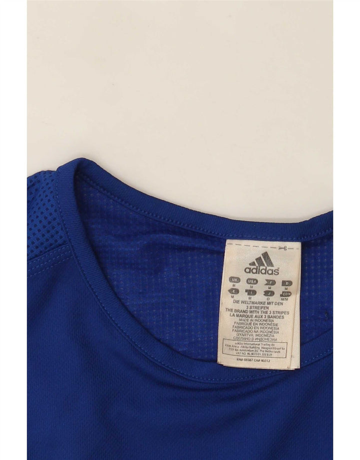 Adidas Herren Weste Top Mittelblaues Polyester