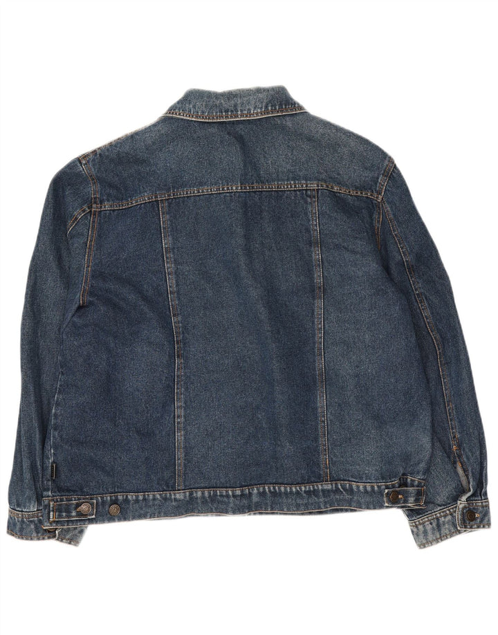 Vintage Damen Übergroße Jeansjacke UK 10 Small Blue
