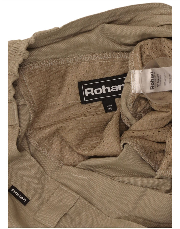 ROHAN Gerade Cargohose für Herren W36 L27 Beige Polyamid