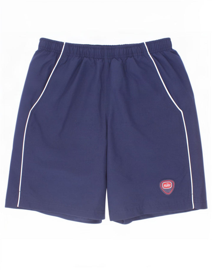 Nike Sportshorts für Jungen, 12–13 Jahre, groß, marineblau, Polyester
