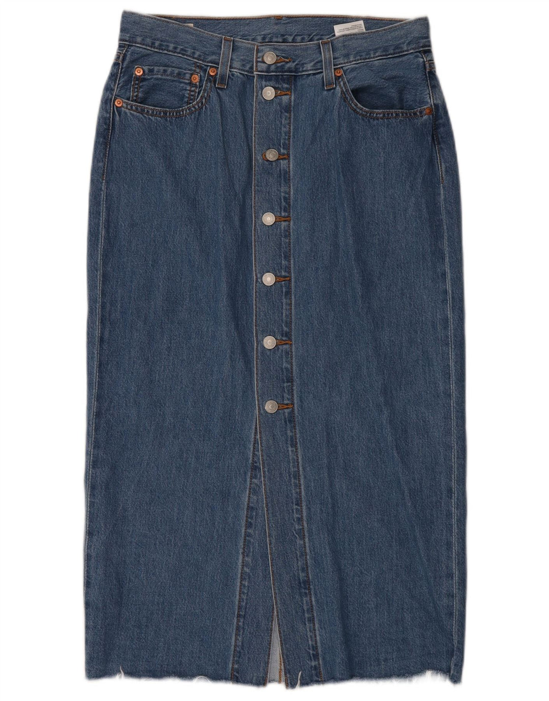 Levi's Damen-Jeansrock W29 mittelblaue Baumwolle