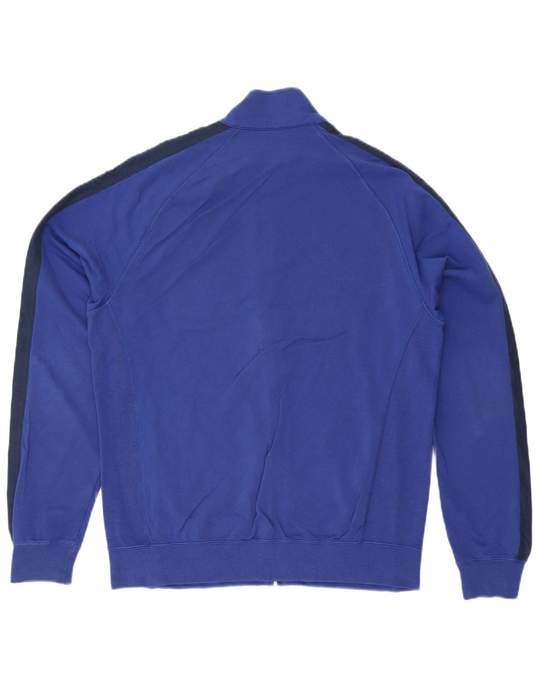 Champion Herren-Trainingsanzug-Top-Jacke, große blaue Colourblock-Baumwolle