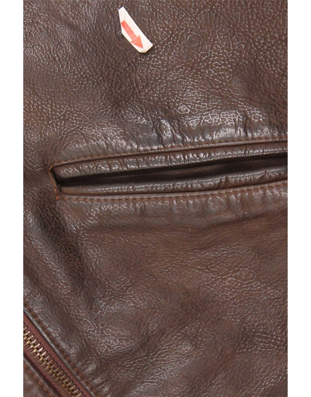 Vintage Herren Lederjacke UK 36 Small Brown