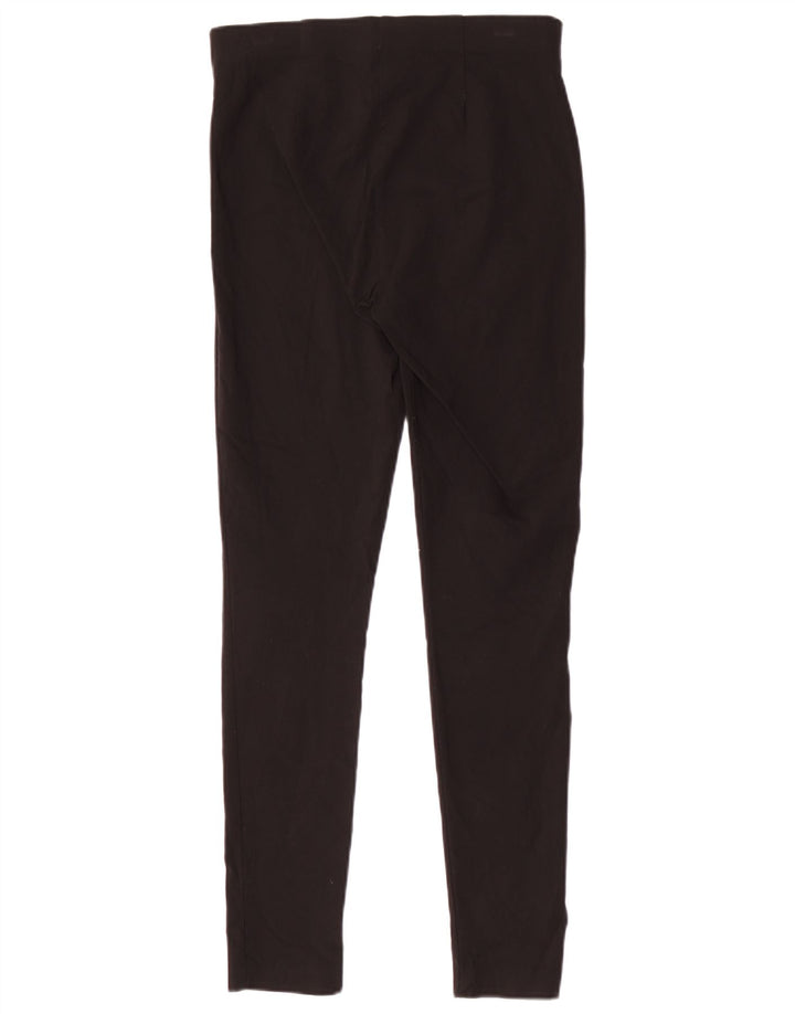 M&Co Damen Leggings UK 10 Small W26 L28 Schwarze Viskose