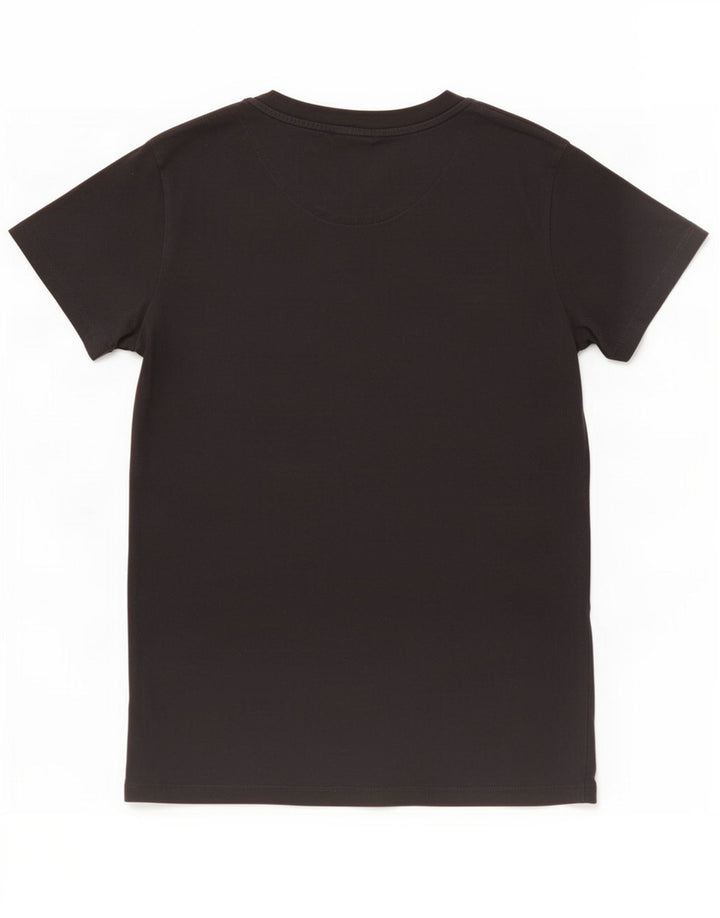 Cos Herren T-Shirt Top Medium Schwarz Baumwolle