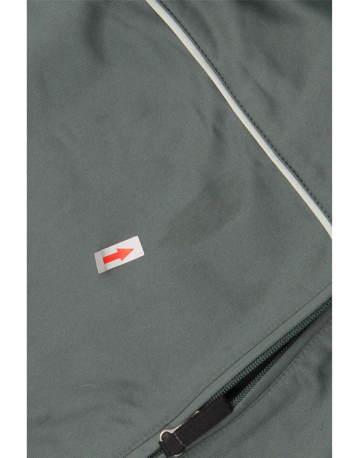 Diadora Herren-Trainingsanzug-Oberteiljacke IT 48 Mittelgrünes Polyester