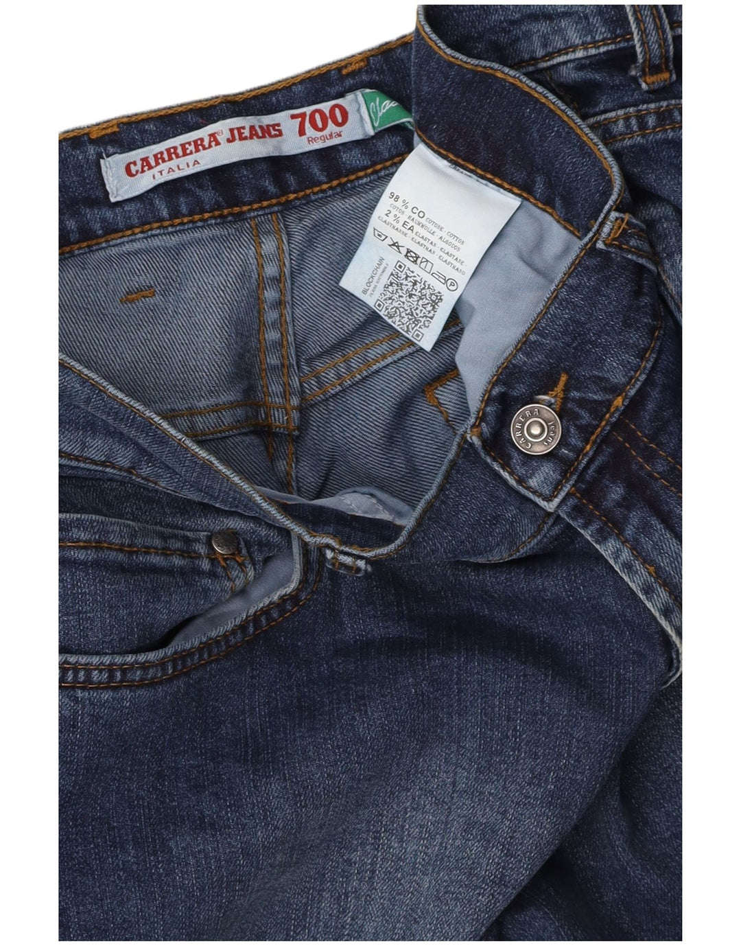 CARRERA Herren 700 Straight Jeans W36 L28 Marineblau Baumwolle
