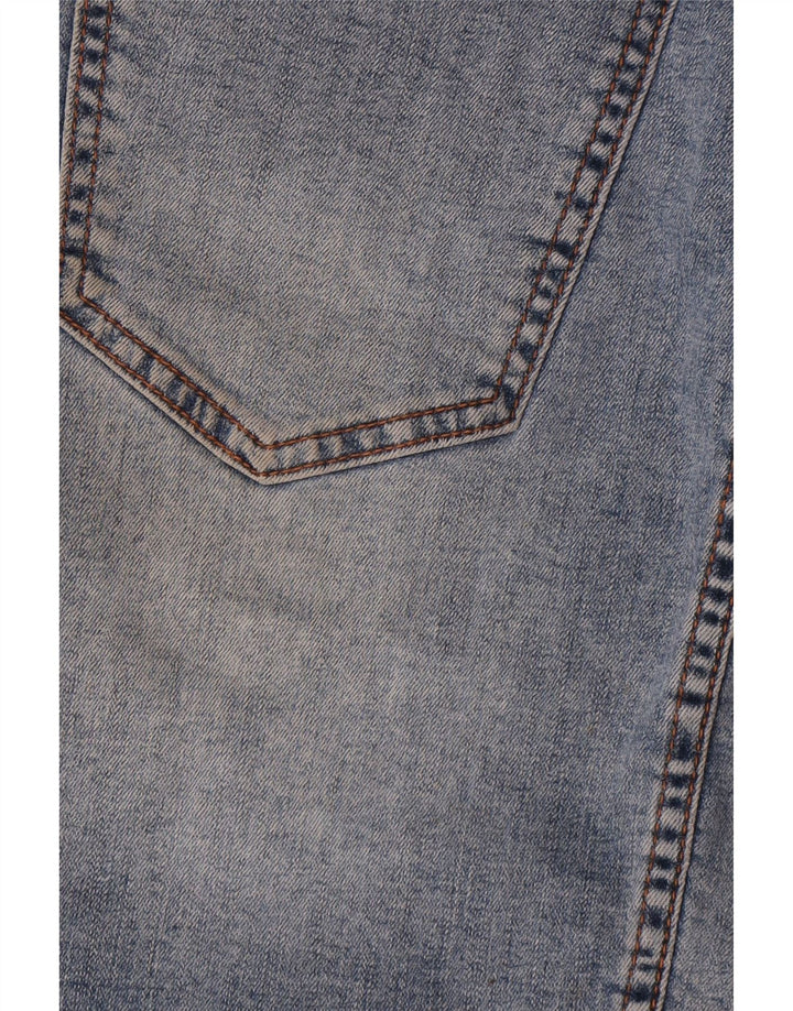 Billabong Damen Jeansrock W30 mittelblaue Baumwolle