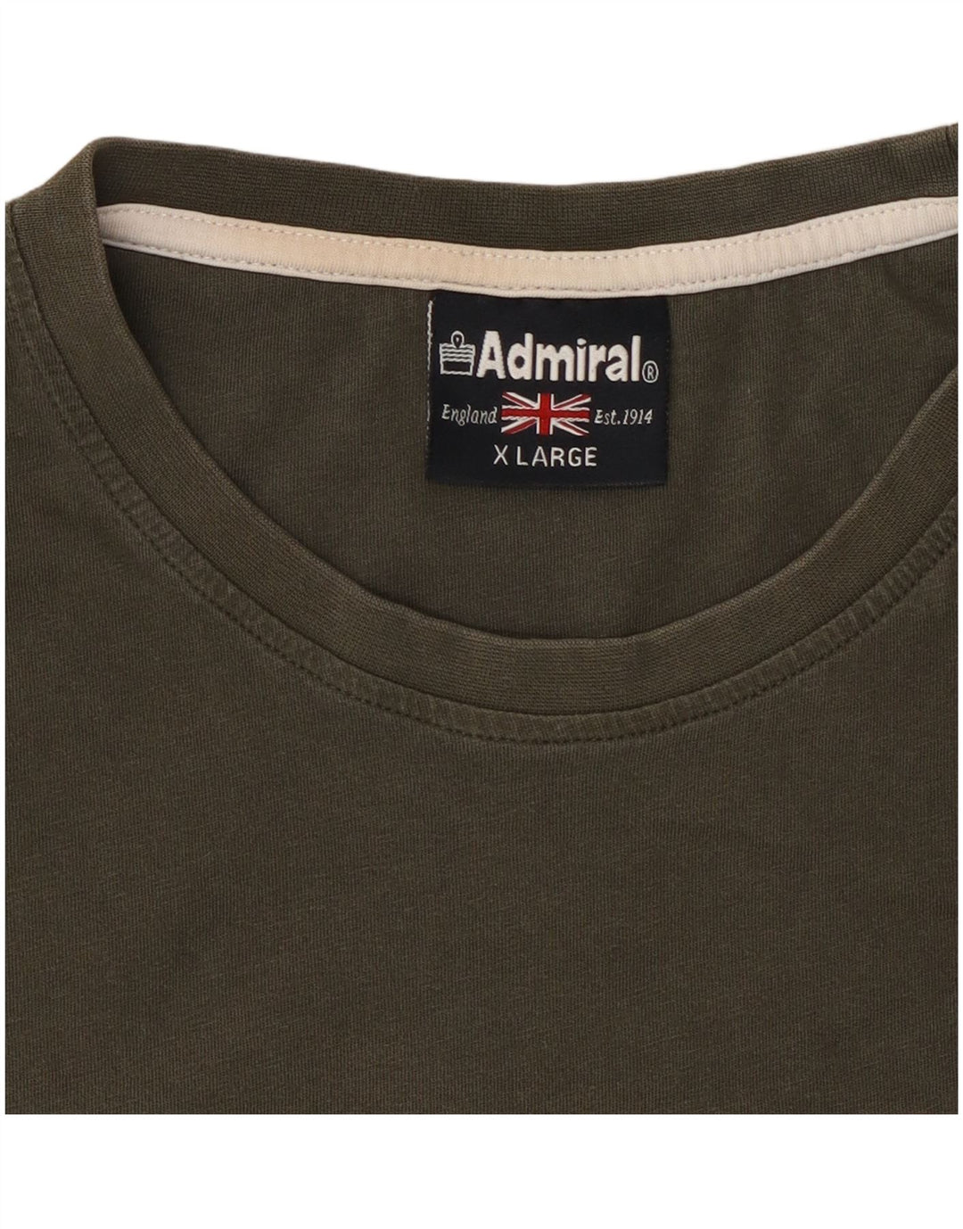 ADMIRAL Herren-T-Shirt mit Grafik, XL, Khaki, Blumenmuster