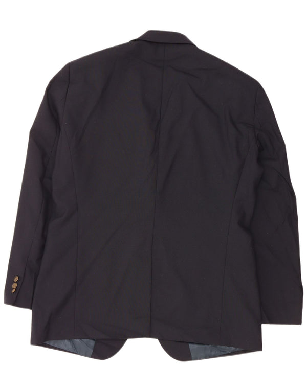 DOCKERS Herren-Blazer mit 2 Knöpfen, UK 42, XL, Schwarz, Polyester