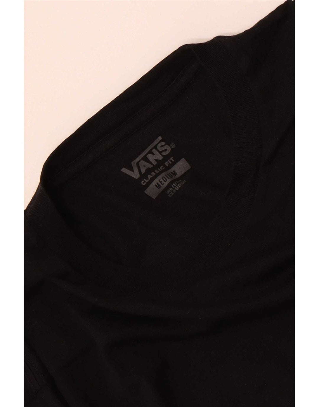Vans Herren-T-Shirt mit klassischer Passform, mittelschwarze Baumwolle