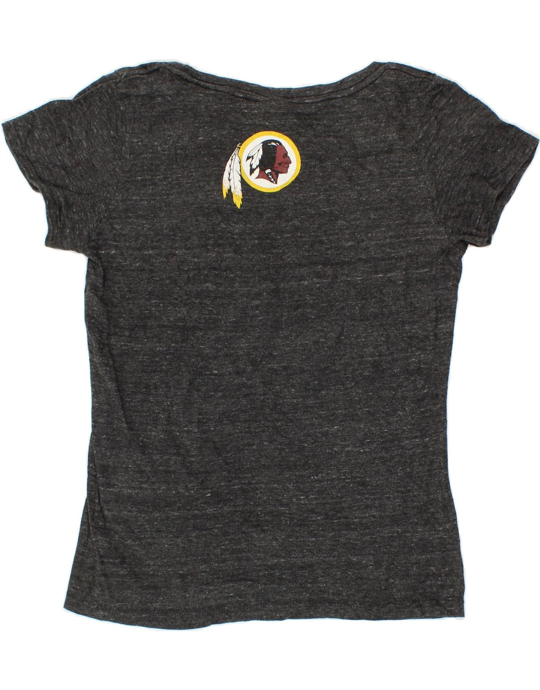 NFL Womens Redskins Graphic T-Shirt Top UK 14 Large Grey Polyester Vintage NFL and Second-Hand NFL from Messina Hembry 