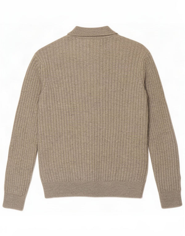 Marks & Spencer Damen Strickjacke Pullover UK 10 Small Grau Polyester