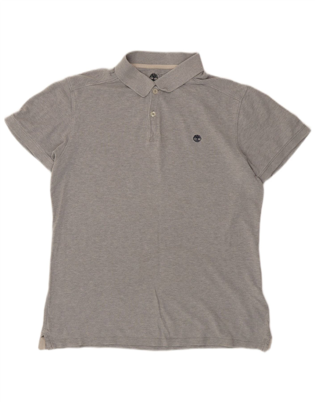 TIMBERLAND Herren Slim Fit Poloshirt mittelgraue Baumwolle