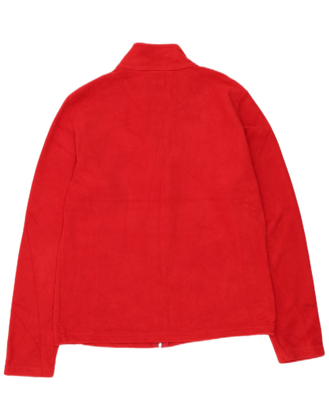 Marks & Spencer Damen Fleecejacke UK 12 Mittelrotes Polyester