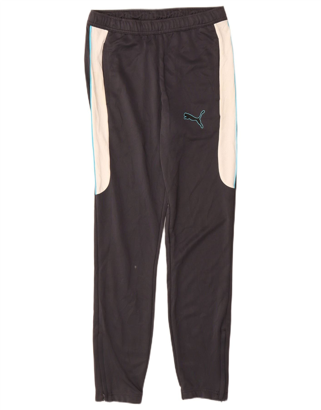 PUMA Herren-Trainingshose, Größe S, Schwarz, Colourblock-Polyester