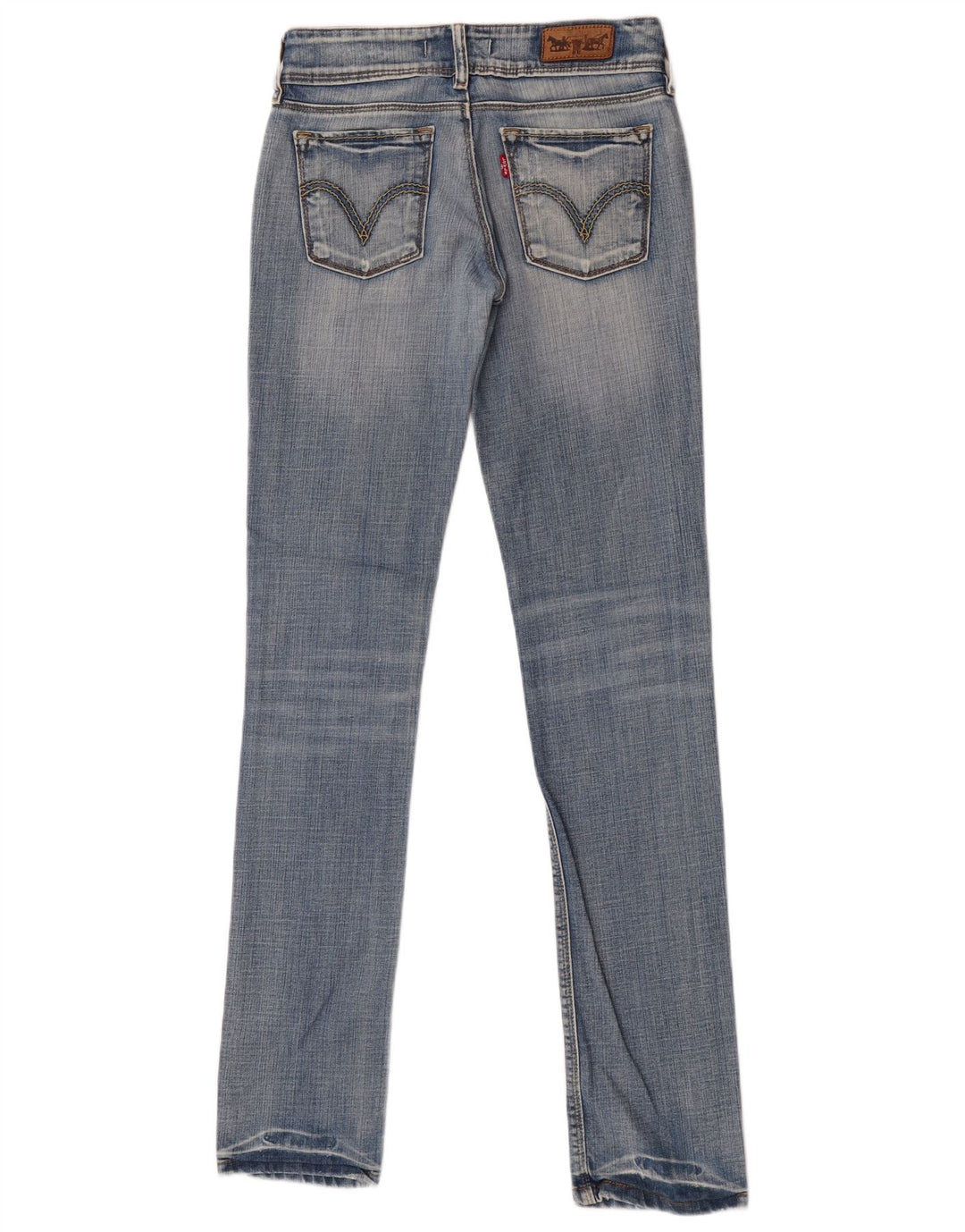 Levi's Damen 571 Low Waist Slim Jeans W26 L34 Blau