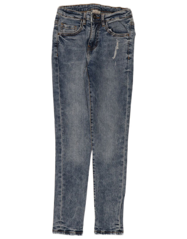 Zara Distressed Skinny Jeans für Jungen, 9–10 Jahre, W24 L26, Blau