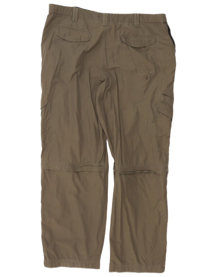 Marks & Spencer Herren Blue Harbour Straight Cargohose W42 L31 Khaki