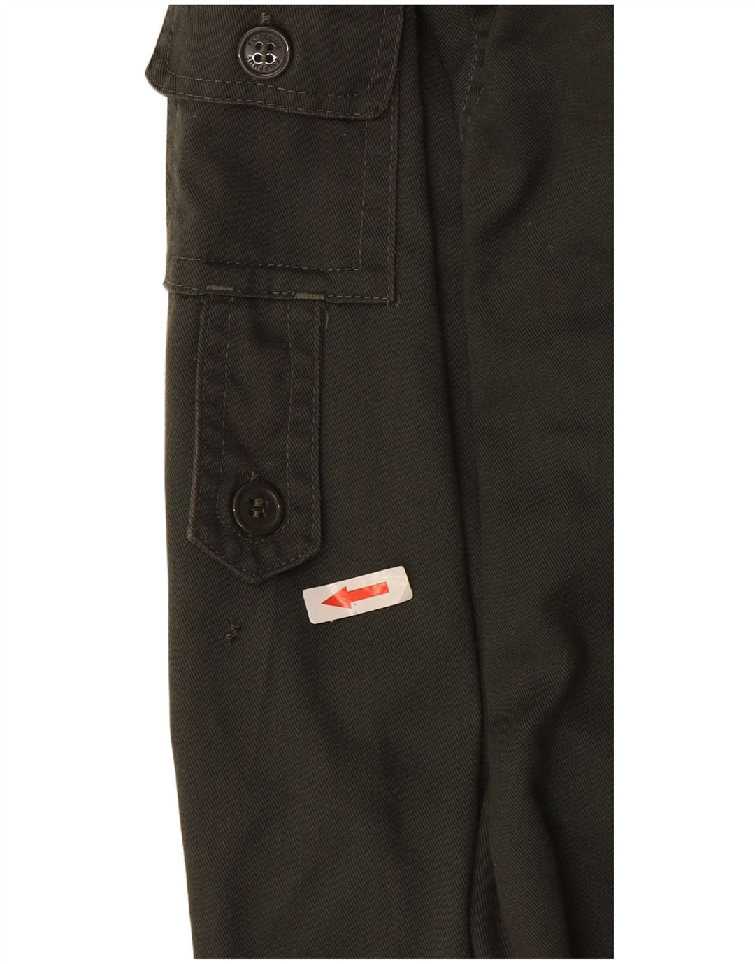 ESSE EMME Herren-Militärhemd, mittleres Khaki, Polyester