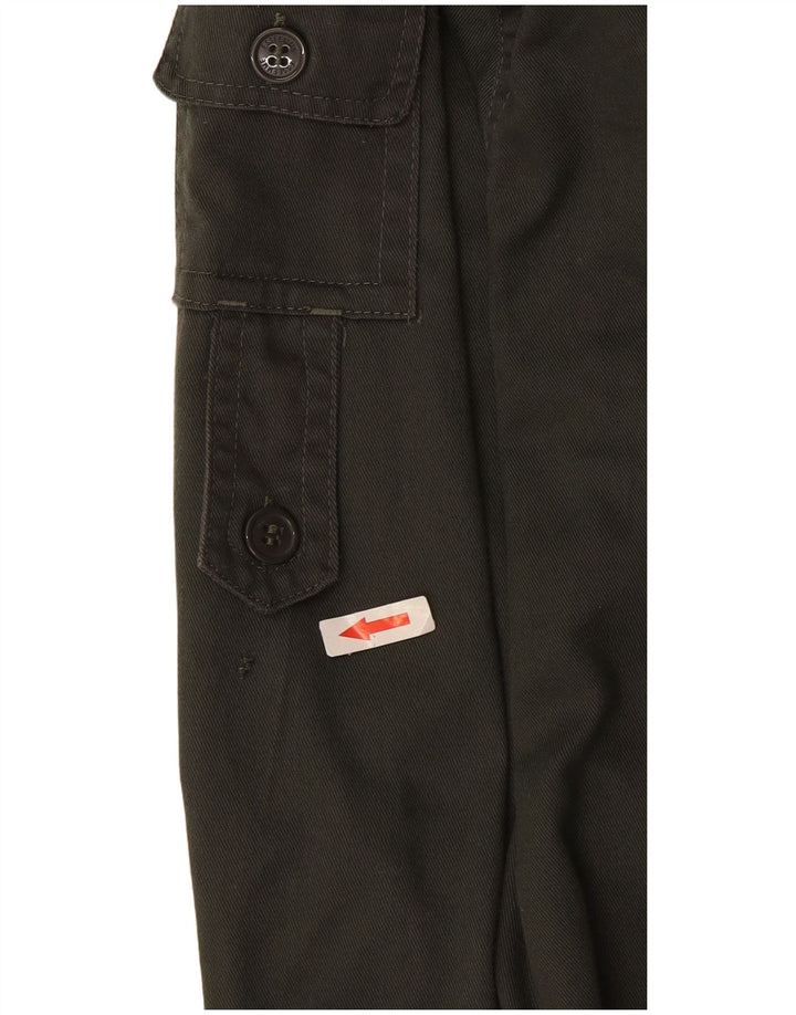 ESSE EMME Herren-Militärhemd, mittleres Khaki, Polyester
