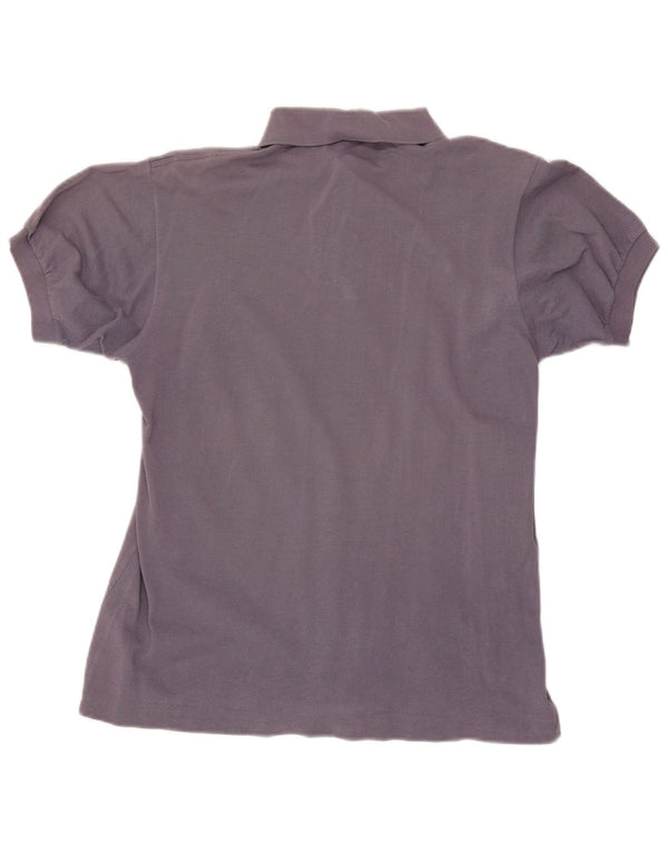 Lacoste Herren-Poloshirt, Größe 4, mittelviolette Baumwolle
