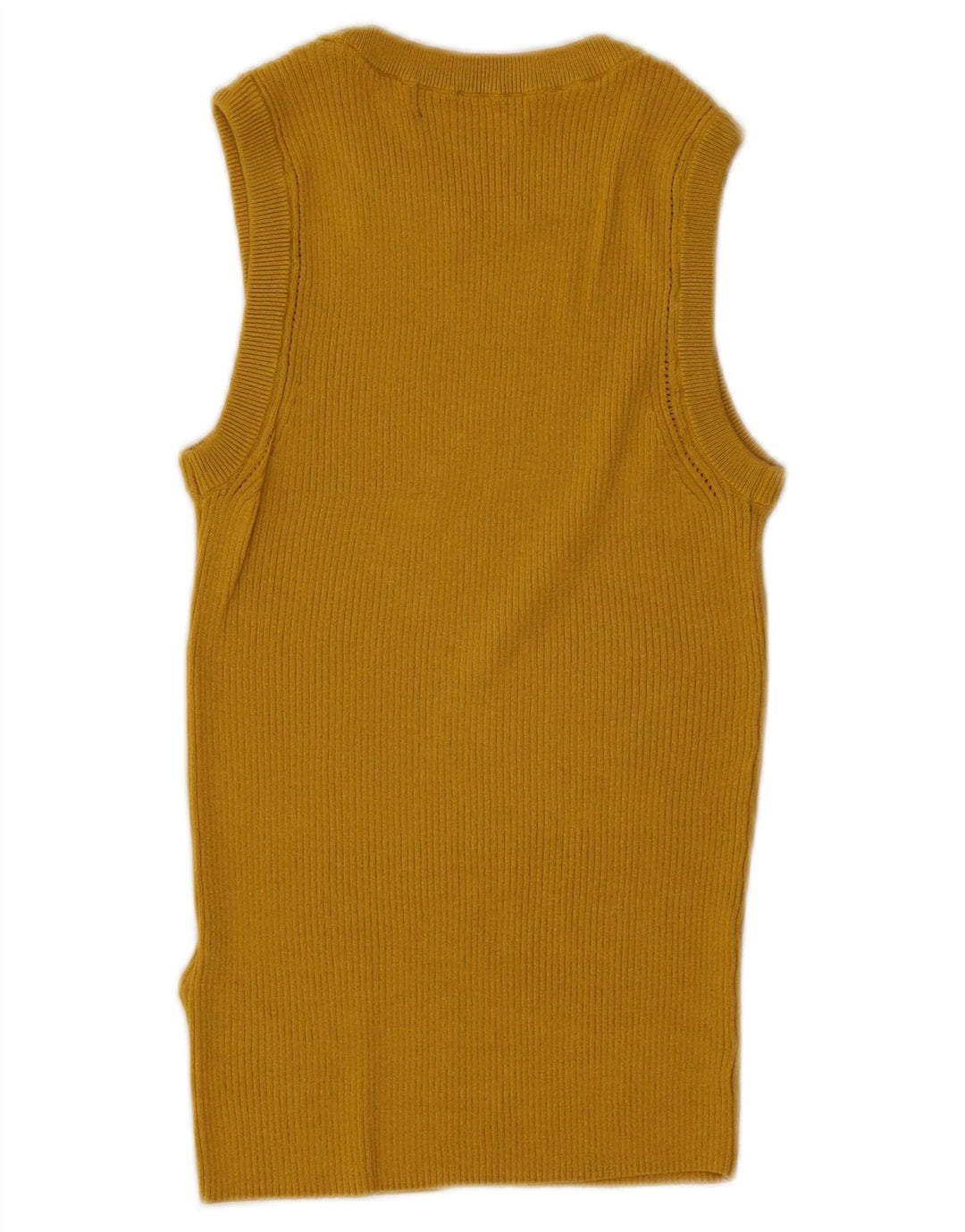Marks & Spencer Damen Weste Top UK 10 Small Gelbe Viskose