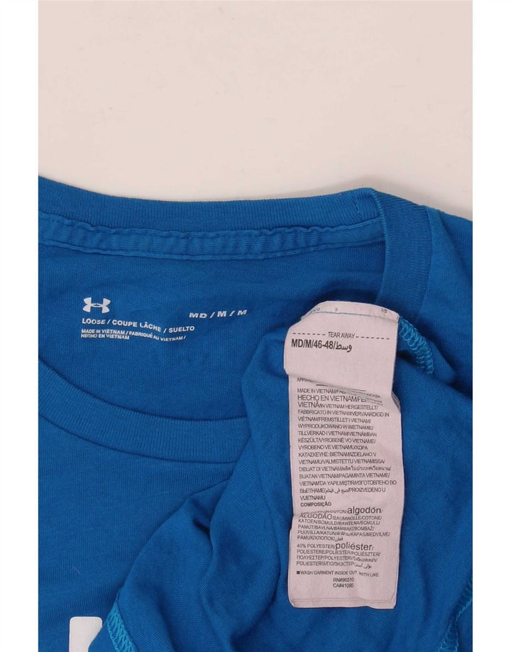 Under Armour Herren-T-Shirt mit Grafik, mittelblaue Baumwolle