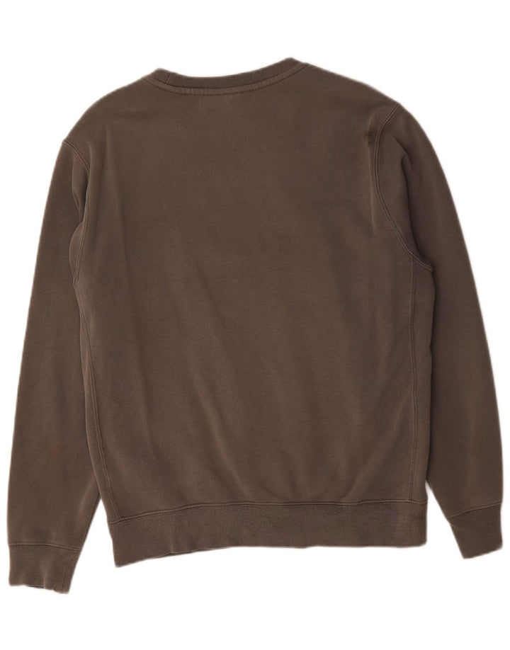 Nike Herren Sweatshirt Pullover Small Grau Baumwolle