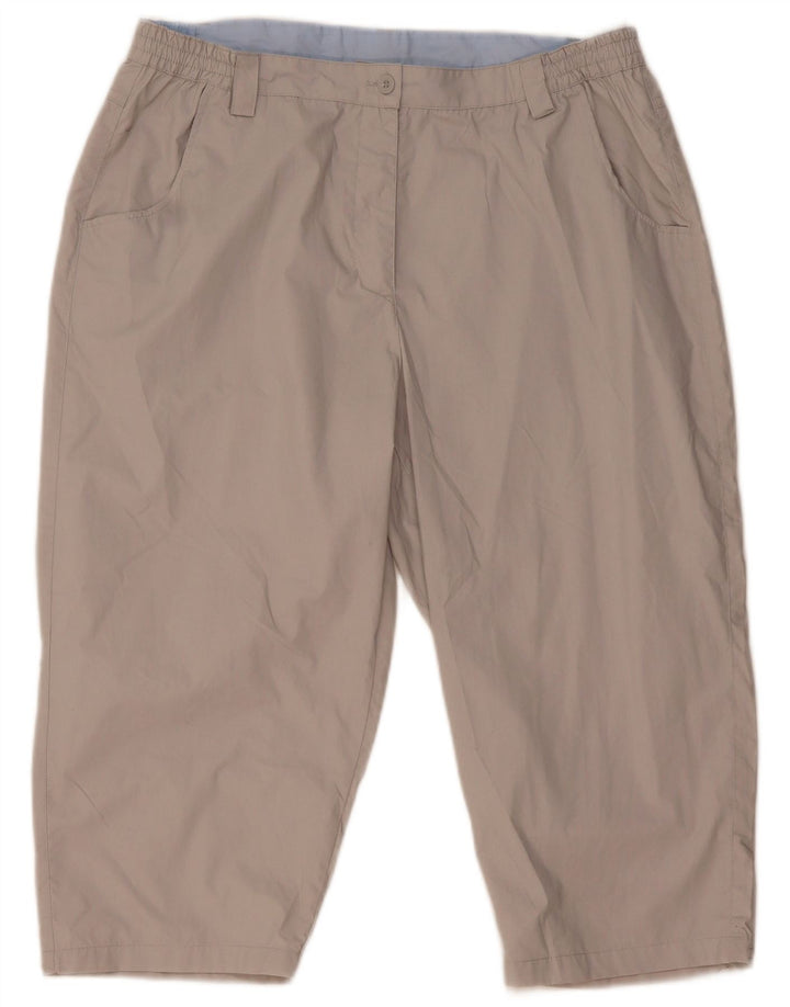 Mountain Warehouse Damen-Bermudashorts UK 16 Large W34 Beige Polyester