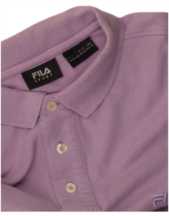Fila Herren Poloshirt 2XL Lila