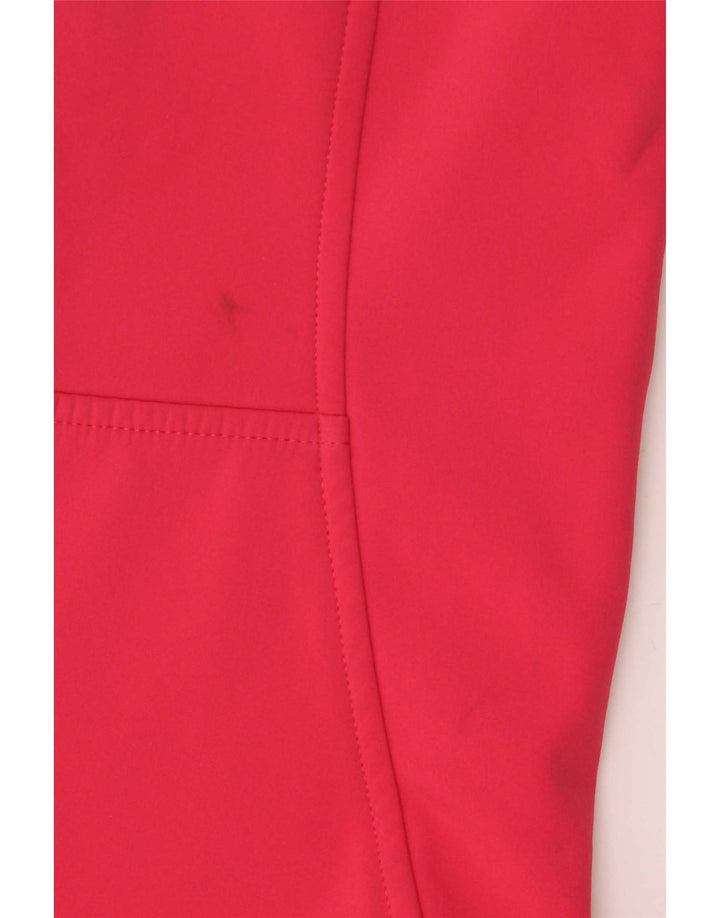 Tog 24 Damen-Windbreakerjacke mit Kapuze, UK 12/14, Mittelrot