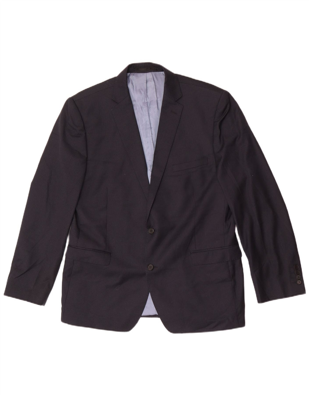 French Connection Herren-Blazer mit 2 Knöpfen, UK 44, 2XL, marineblaue Wolle