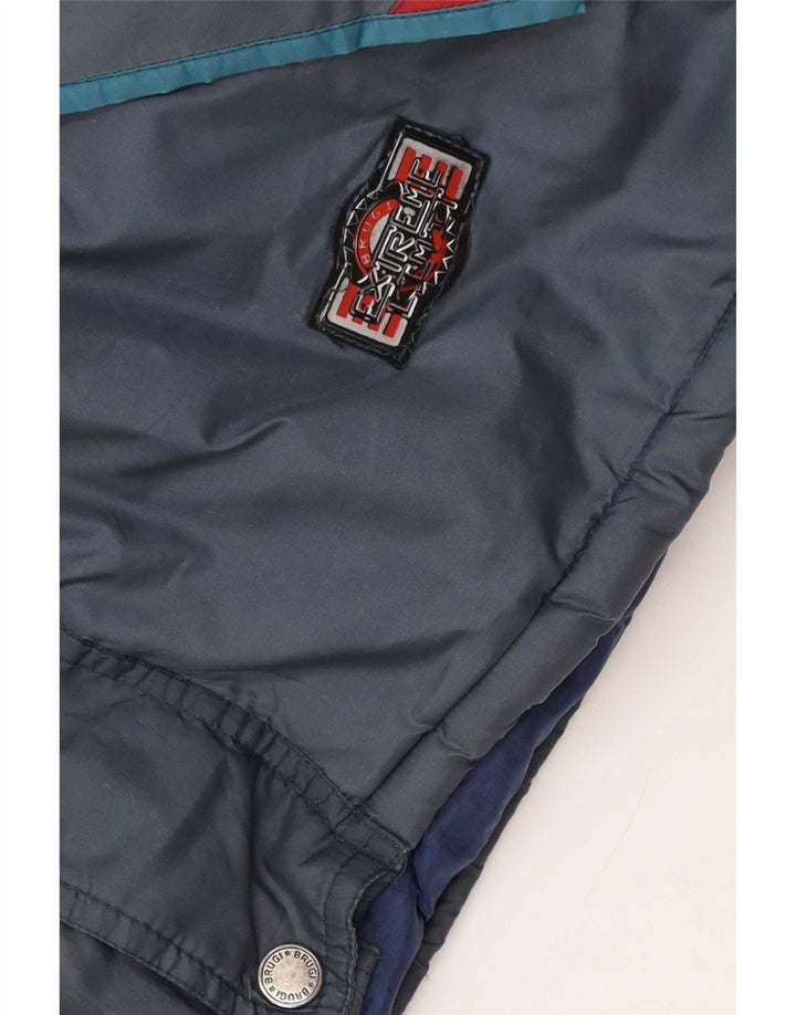 Brugi Herren Skijacke UK 42 XL Grau Colourblock