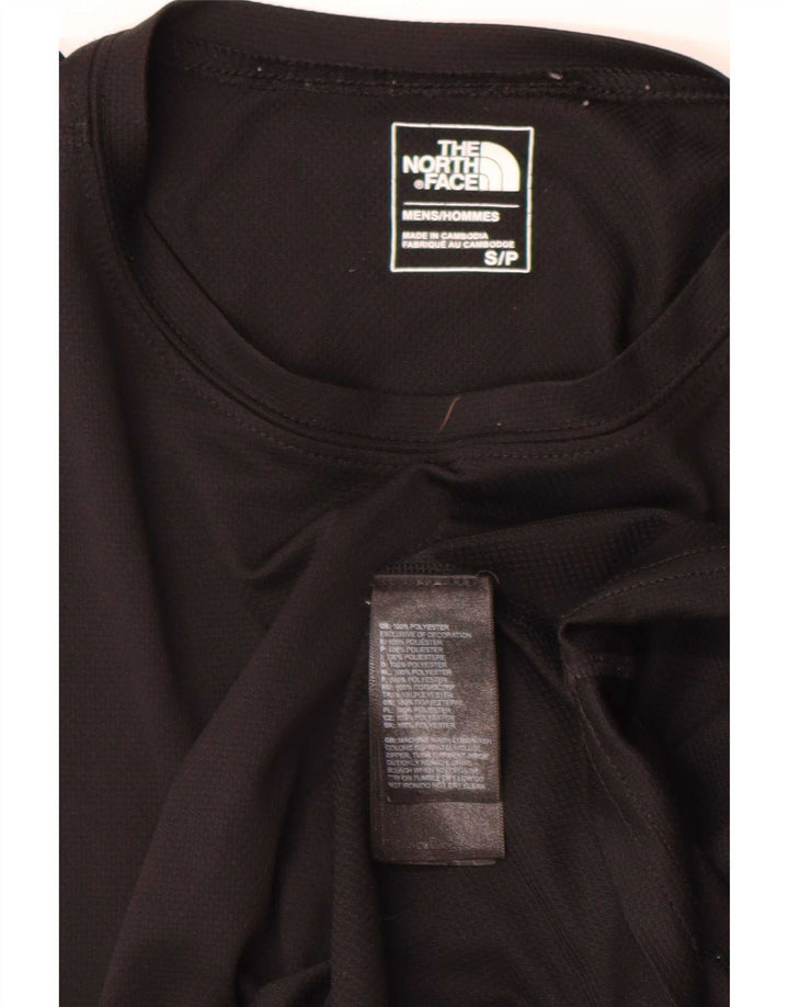 The North Face Herren T-Shirt Top Small Schwarz Polyester