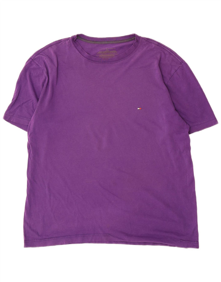 Tommy Hilfiger Herren T-Shirt Top Large Lila