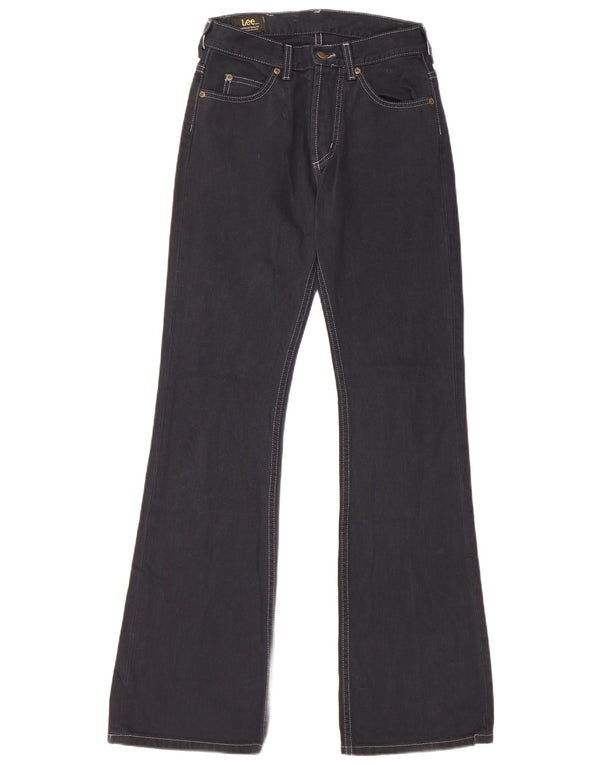 Lee Damen Schlagjeans W27 L32 Marineblau