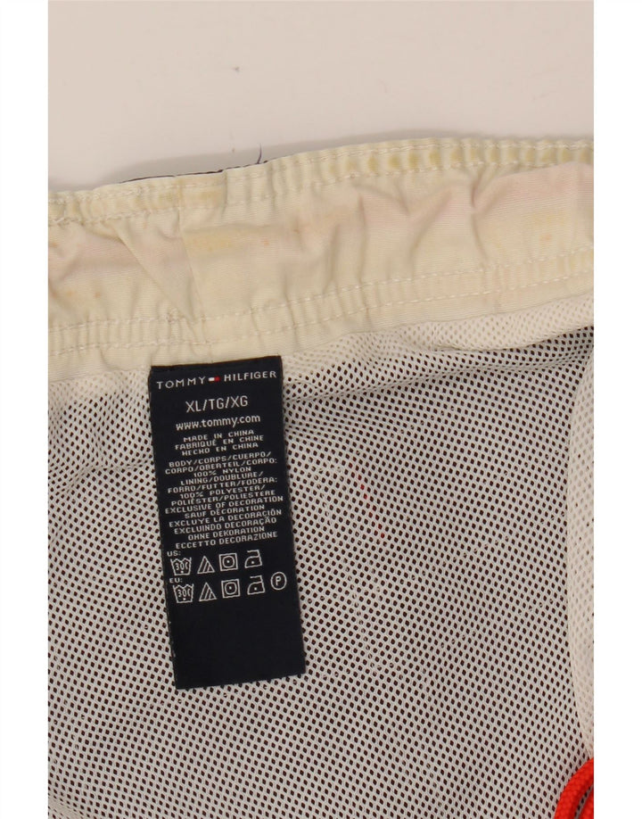 TOMMY HILFIGER Herren Badeshorts XL Marineblaues Nylon