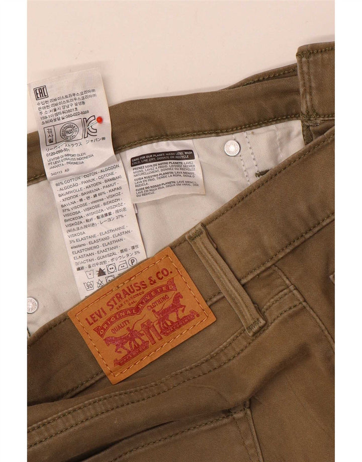 Levi's Herren 312 Shaping Slim Jeans W31 L30 Beige Baumwolle
