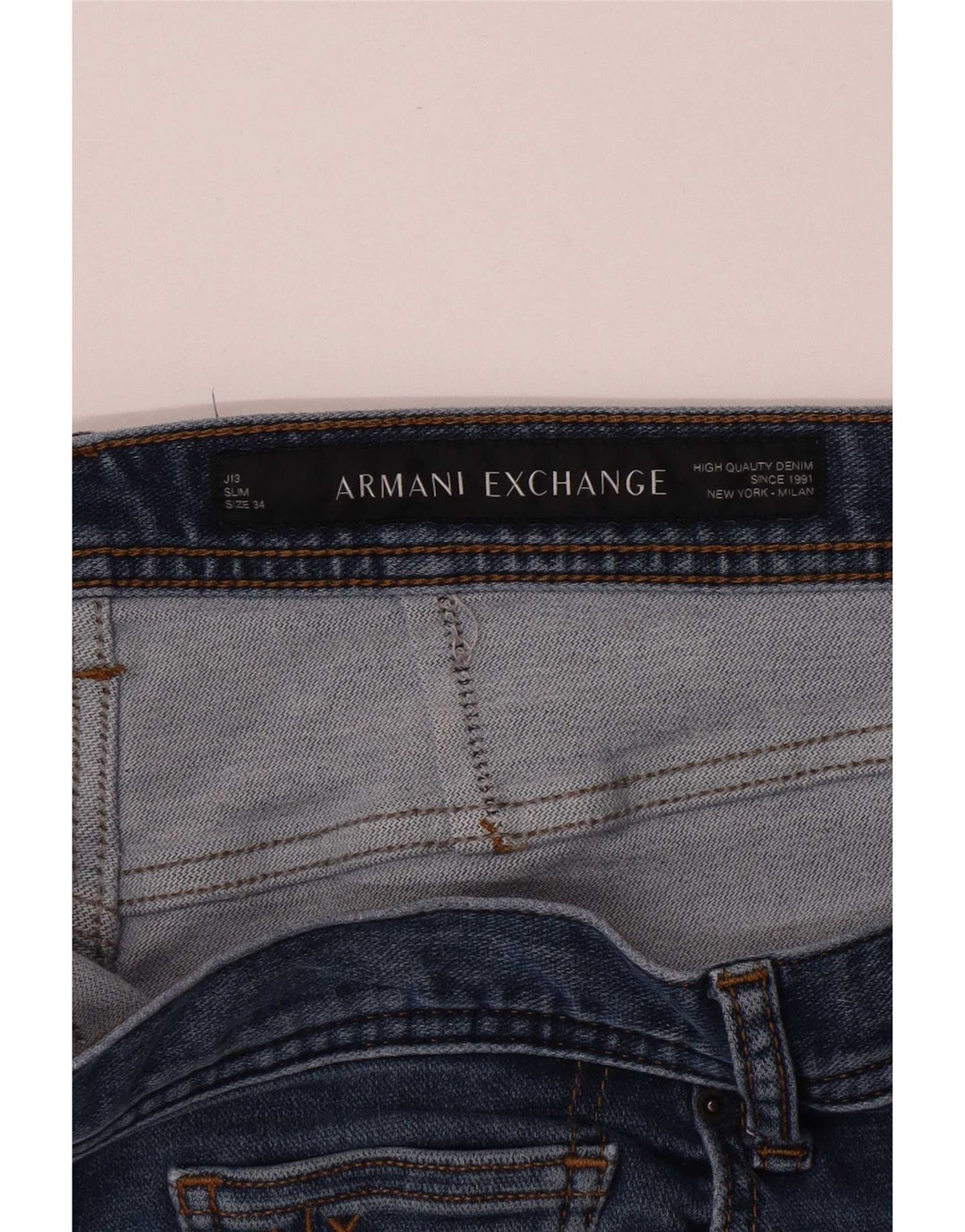 Armani Exchange Herren Slim Jeans W34 L32 Blau