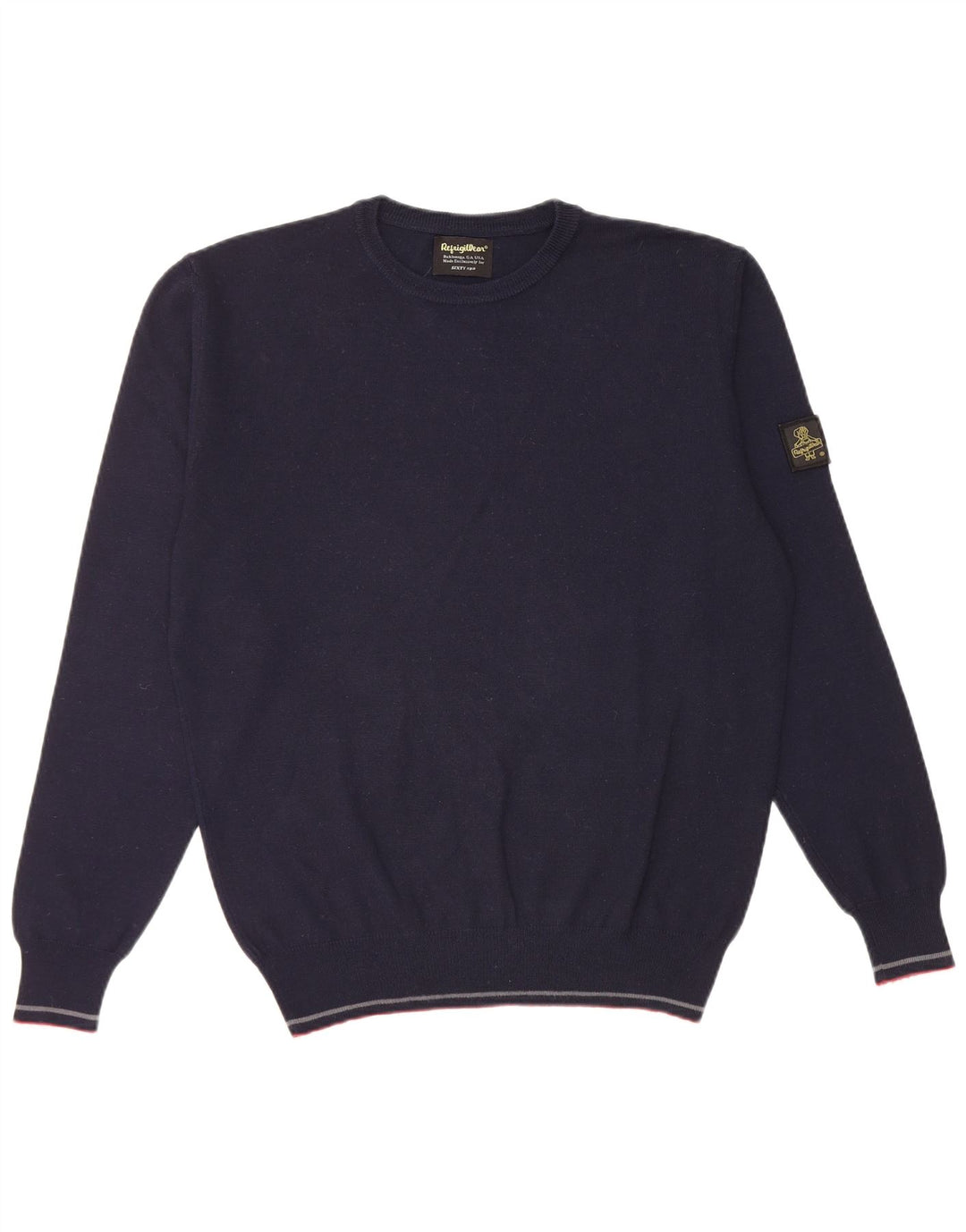 Refrigiwear Herren-Pullover mit Rundhalsausschnitt, reguläre Passform, Größe S, Marineblau