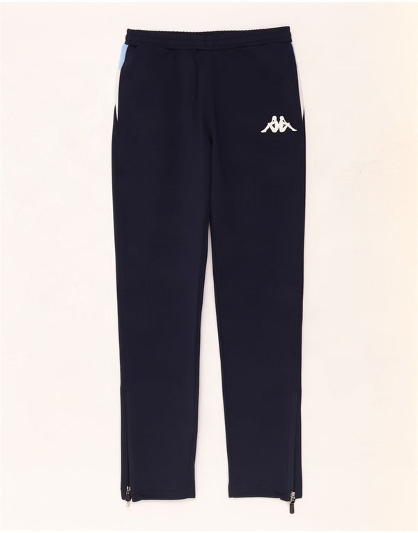 Kappa Jungen-Trainingshose, 13–14 Jahre, marineblaues Farbblock-Polyester