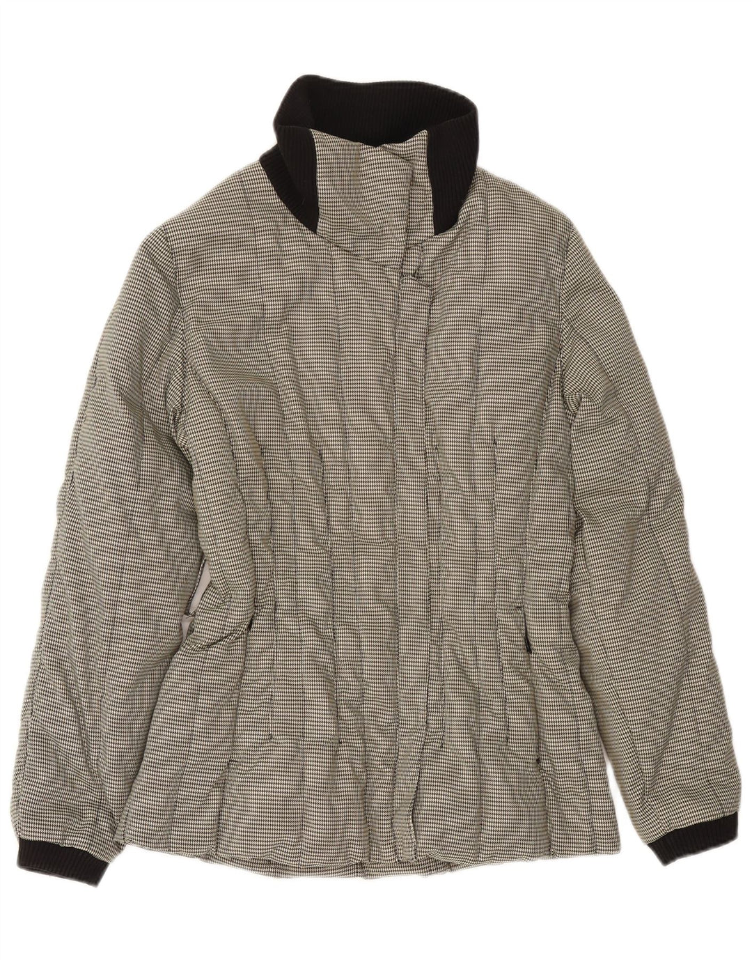 Carhartt Damen Wattierte Jacke IT 42 Mittelgraues Hahnentritt-Polyamid