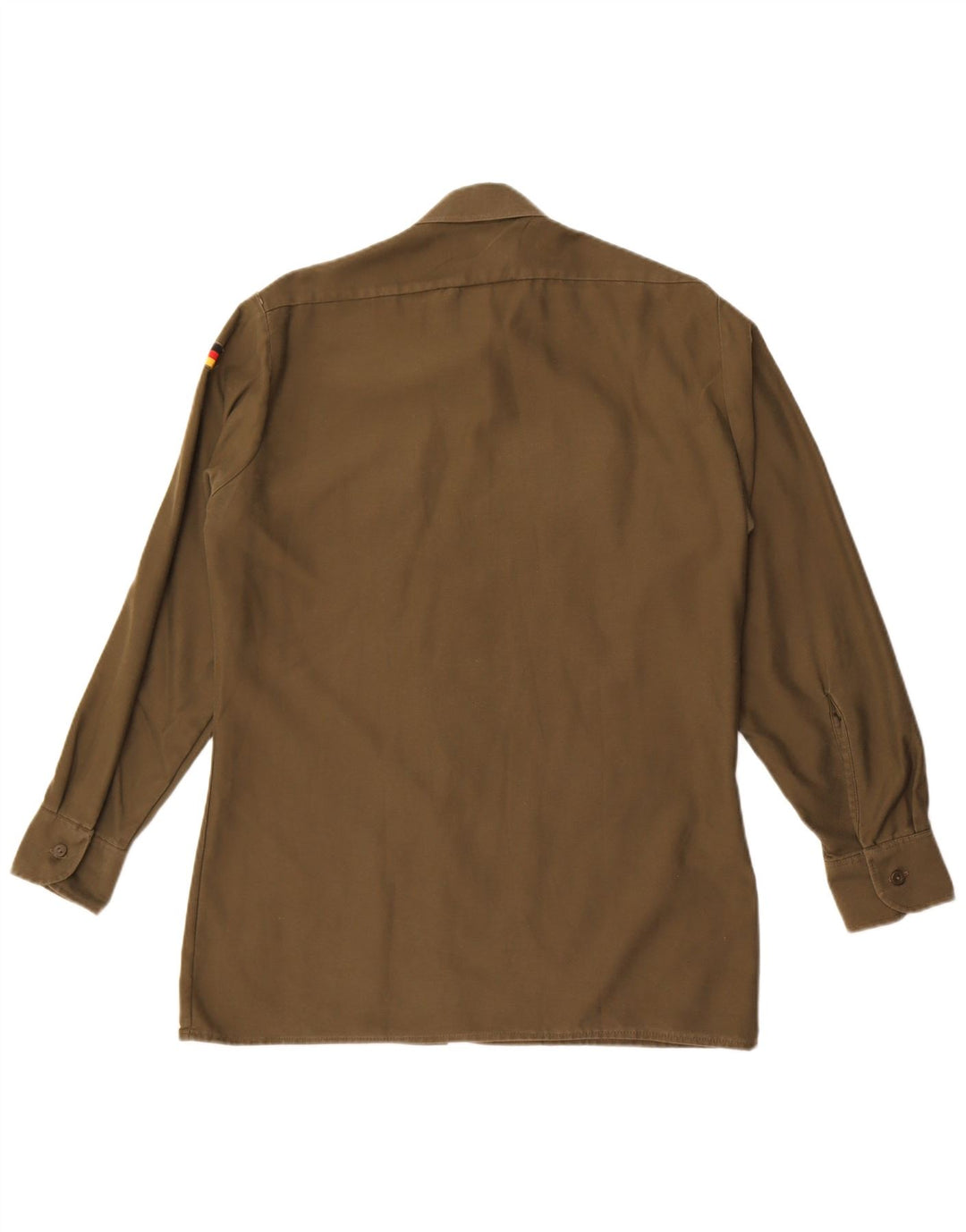Vintage Herrenhemd Größe 39/40 Medium Khaki Polyester