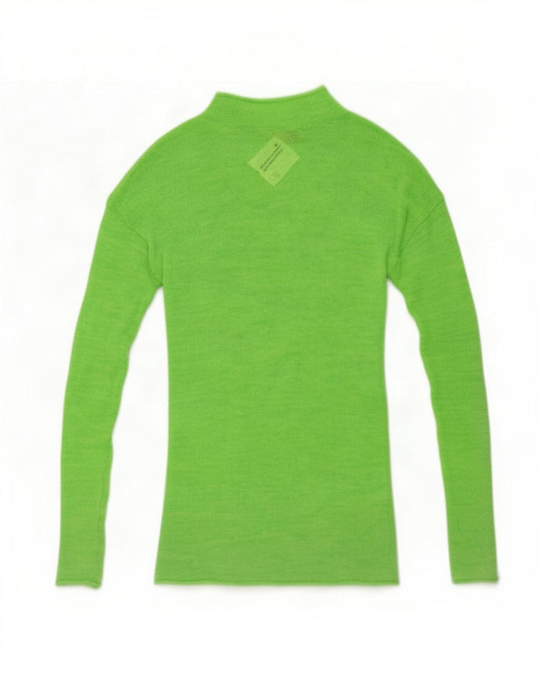Zara Damen-Pullover mit Rollkragen, Gr. 10, Small, Grün, Acryl