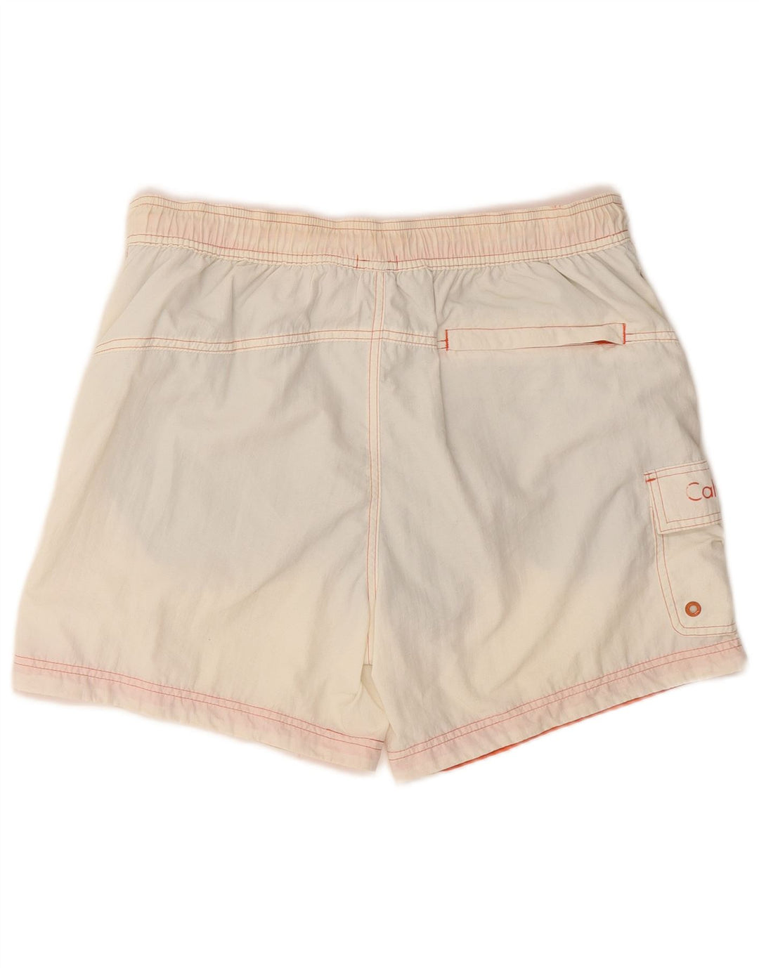 CALVIN KLEIN Mens Swimming Shorts Medium  White