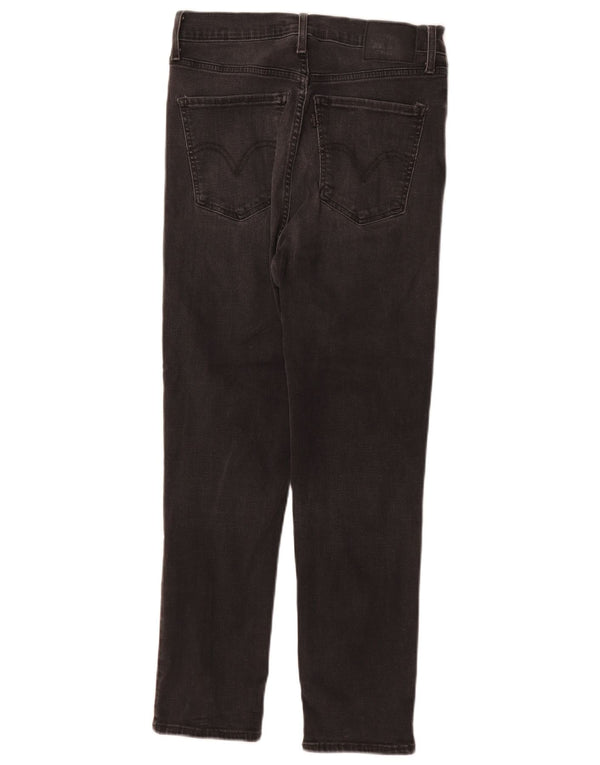 Levi's Damen Mile High Slim Jeans W29 L26 Schwarze Baumwolle