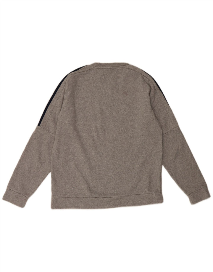 Adidas Herren Sweatshirt Pullover mittelgraue Baumwolle
