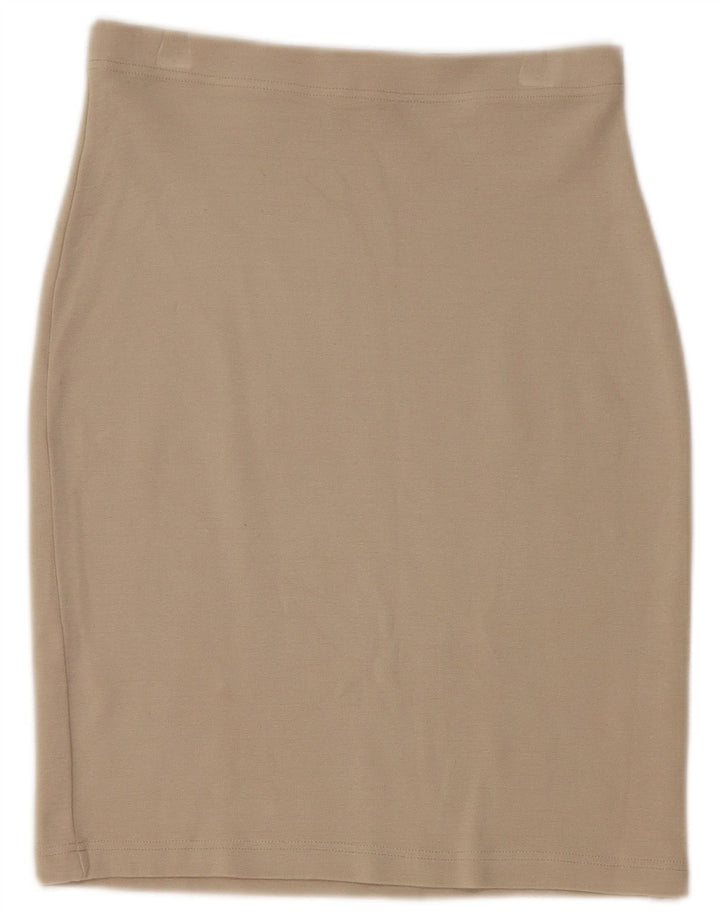 CARTOON Womens Pencil Skirt Medium W28 Beige Viscose