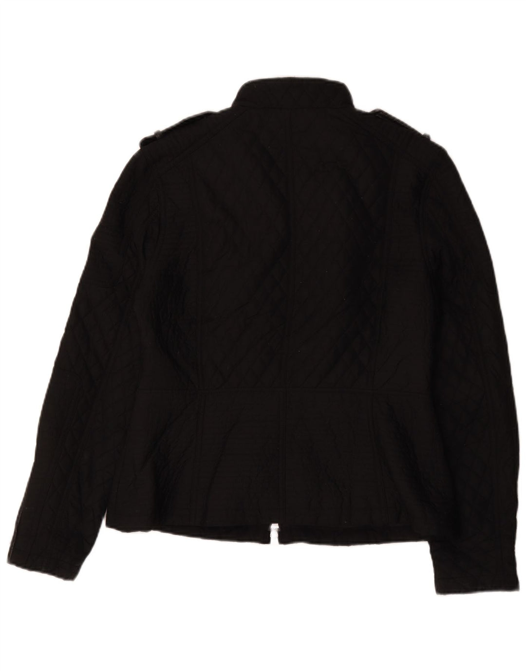 Barbour Damen Militär-Steppjacke UK 16 Large Schwarz
